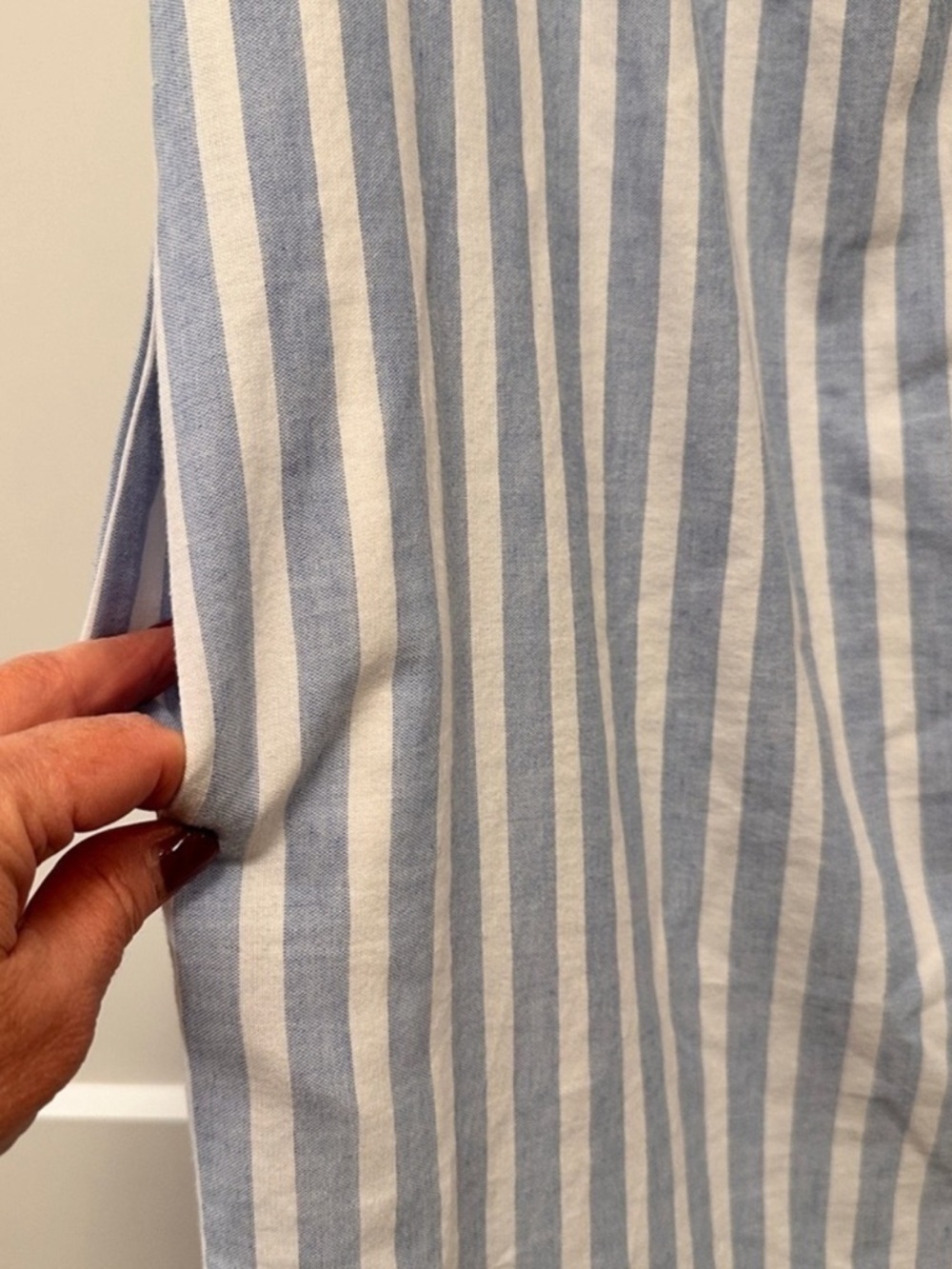 Joules Blue & White Striped Apron Dress | Coastal Summer Midi - Picture 5 of 5